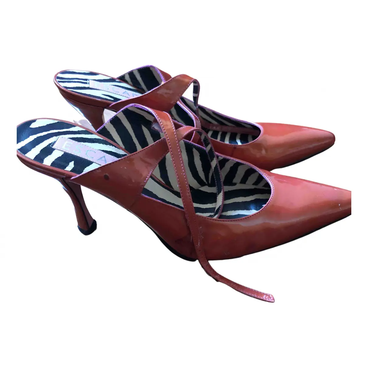 Patent leather heels Escada