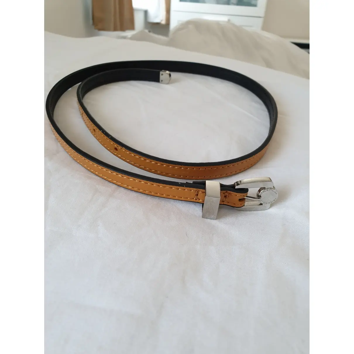 Karen Millen Patent leather belt for sale