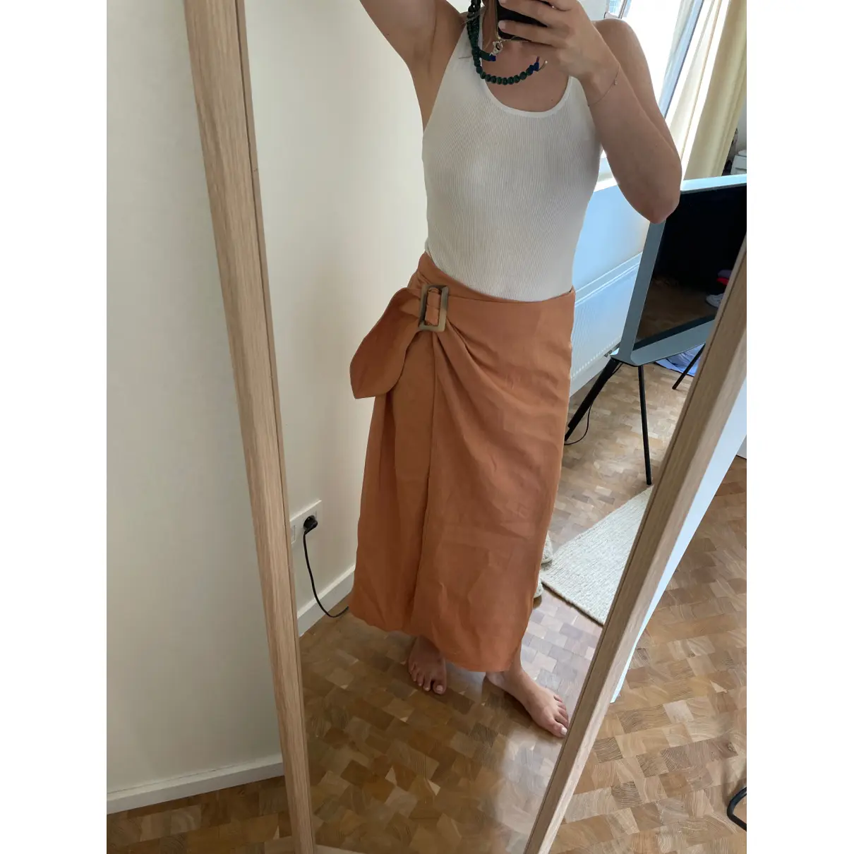 Mid-length skirt Rejina Pyo