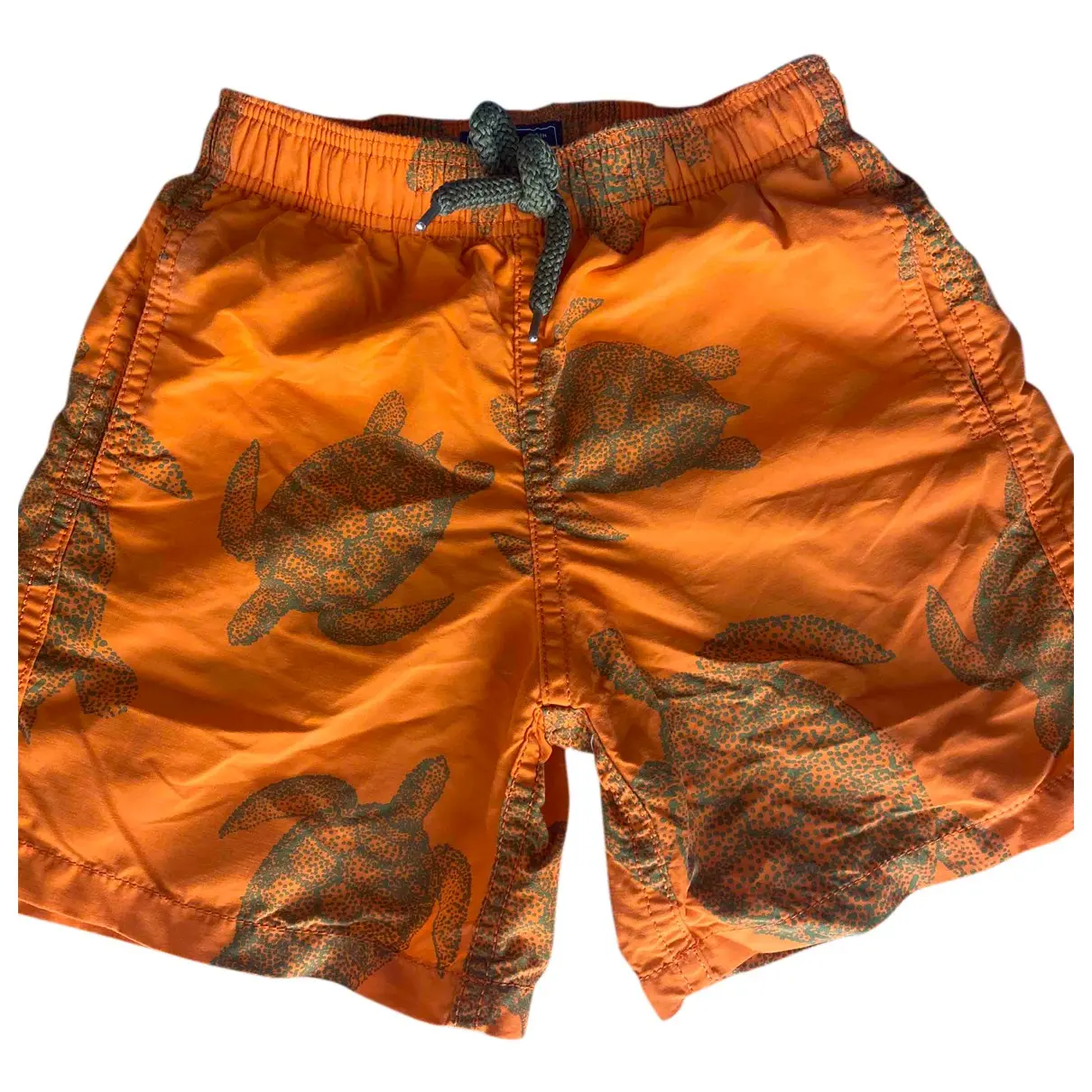 Orange Polyester Shorts Vilebrequin