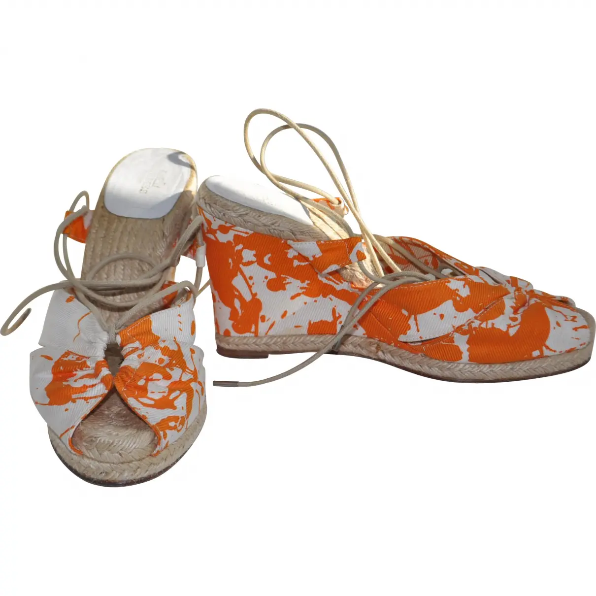 Orange Sandals Hermès