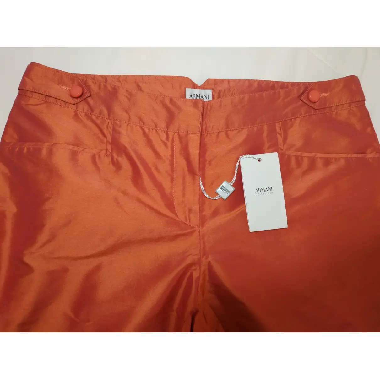 Buy Armani Collezioni Silk trousers online