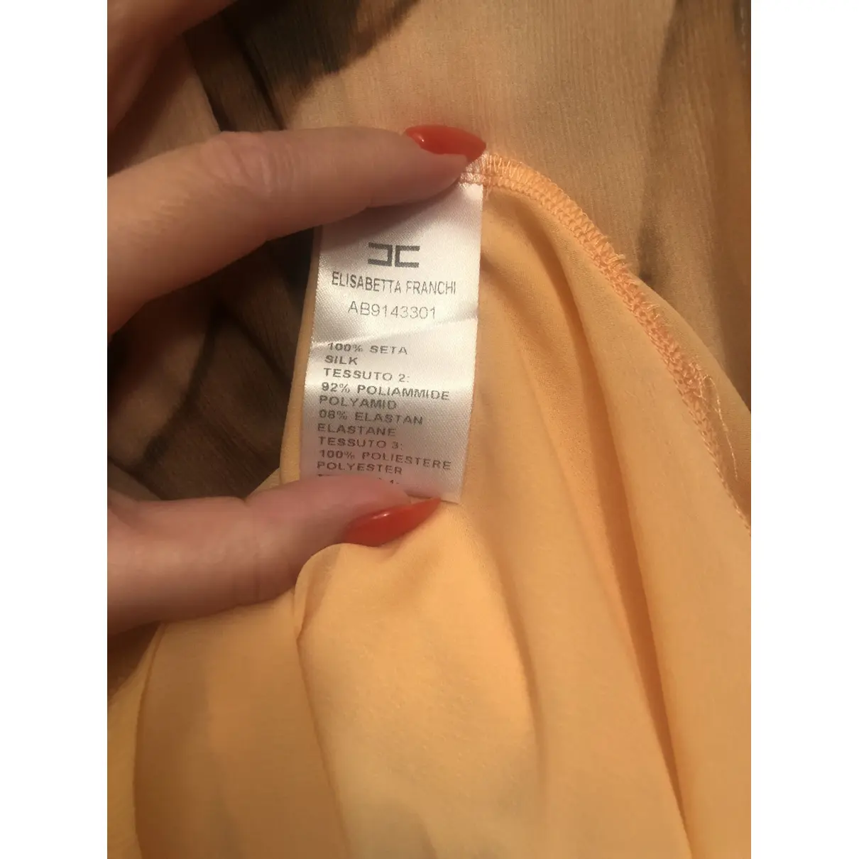 Buy Elisabetta Franchi Silk maxi dress online
