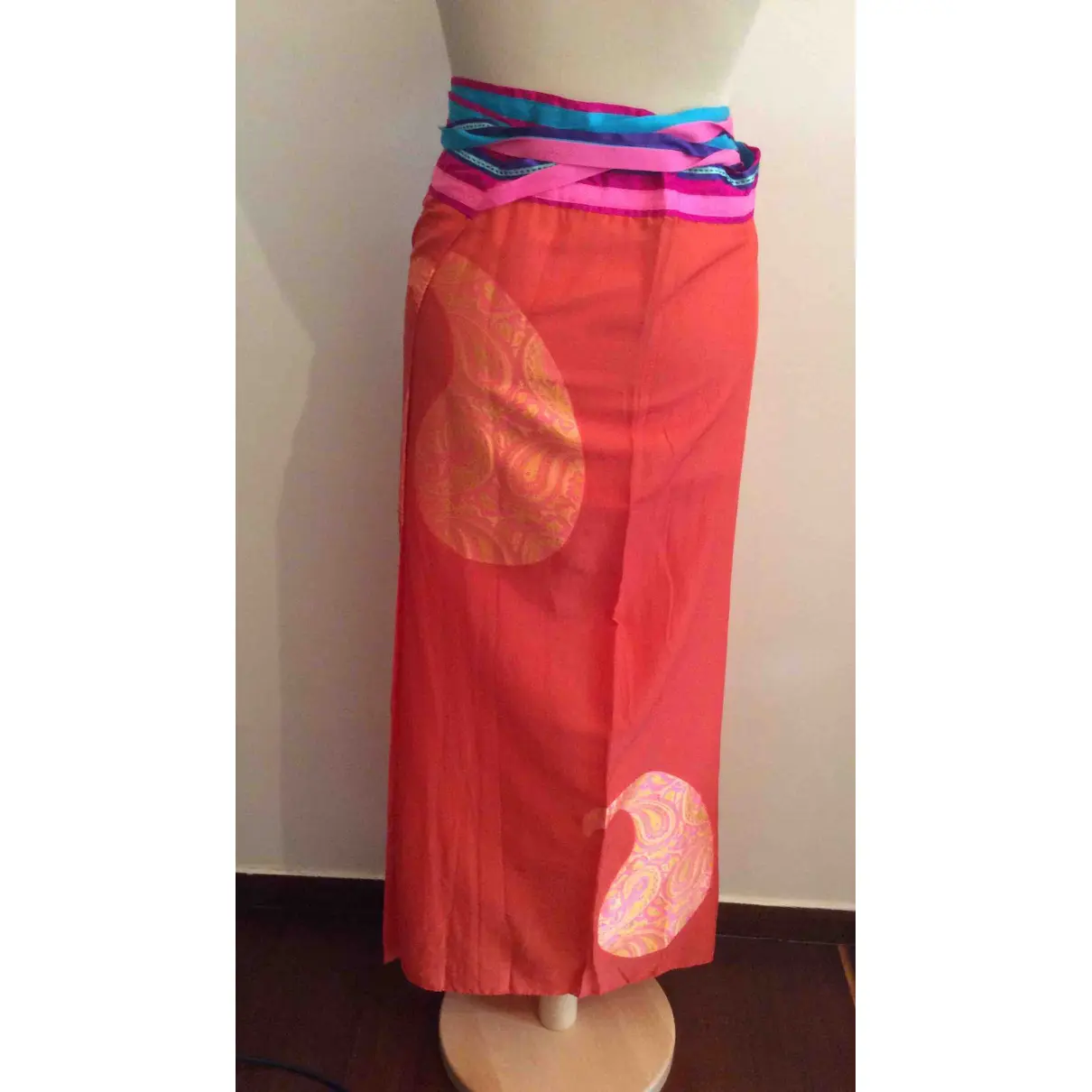 Buy Etro Silk maxi skirt online