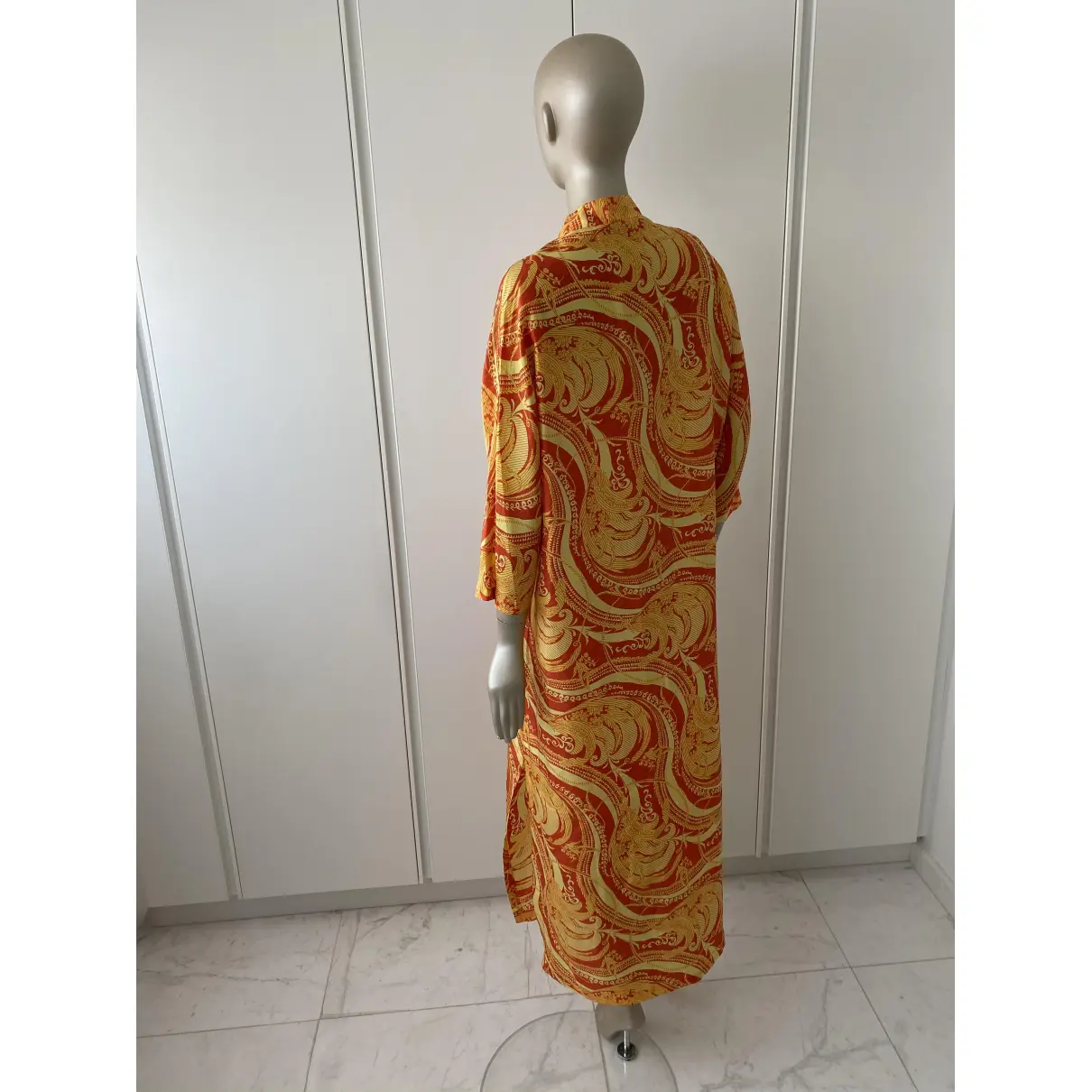 Silk maxi dress Gianfranco Ferré