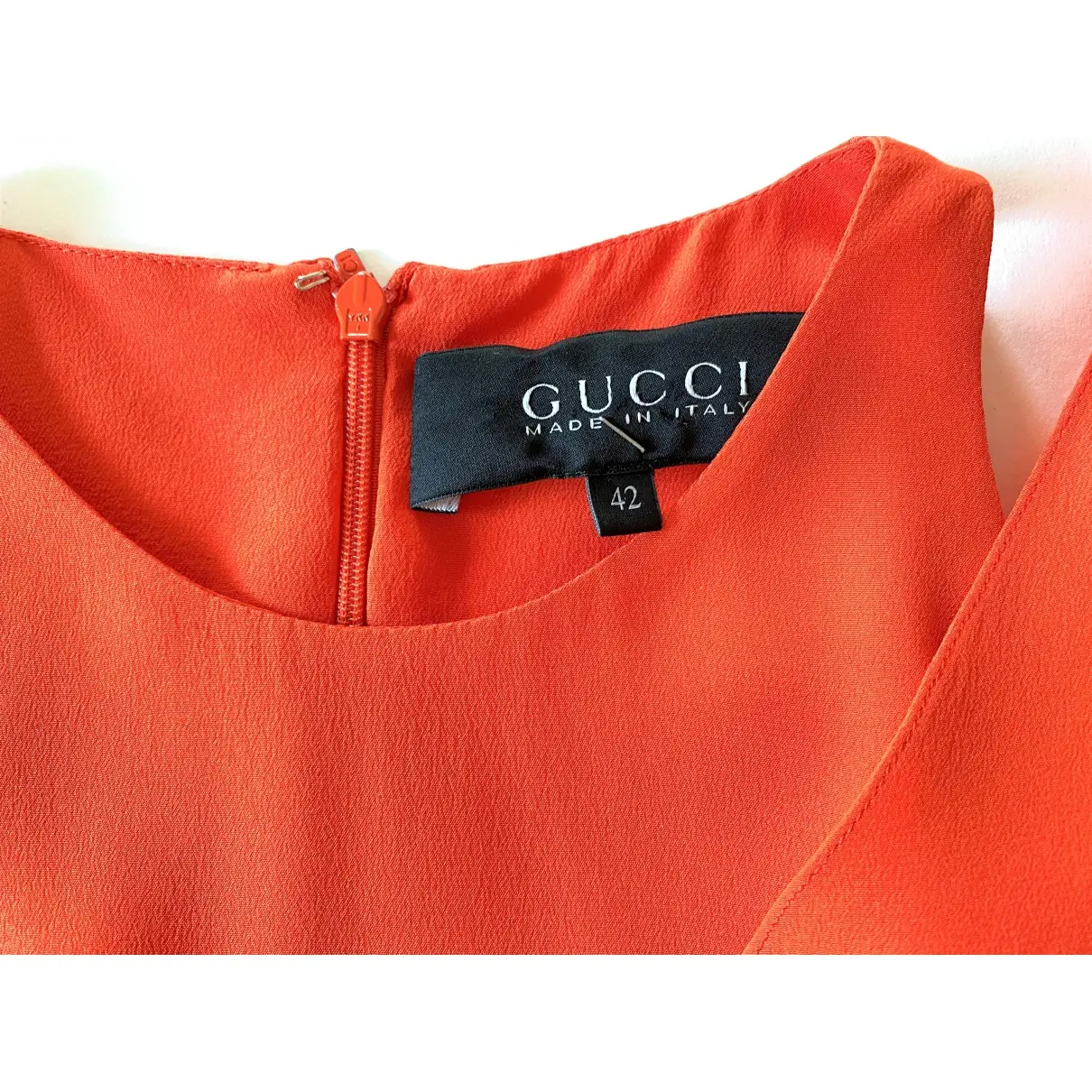 Silk mid-length dress Gucci
