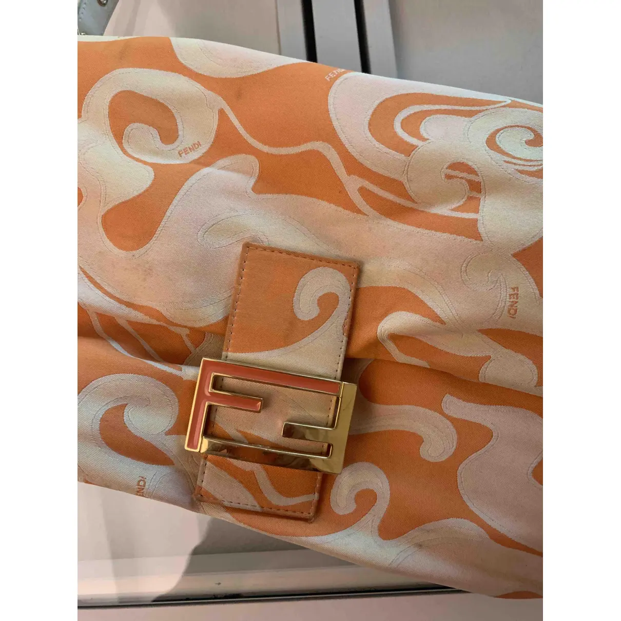 Mamma Baguette silk handbag Fendi - Vintage