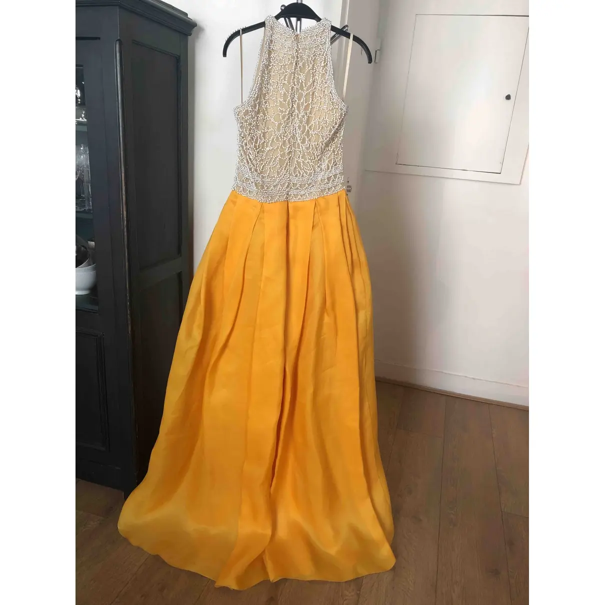 Naeem Khan Silk maxi dress for sale