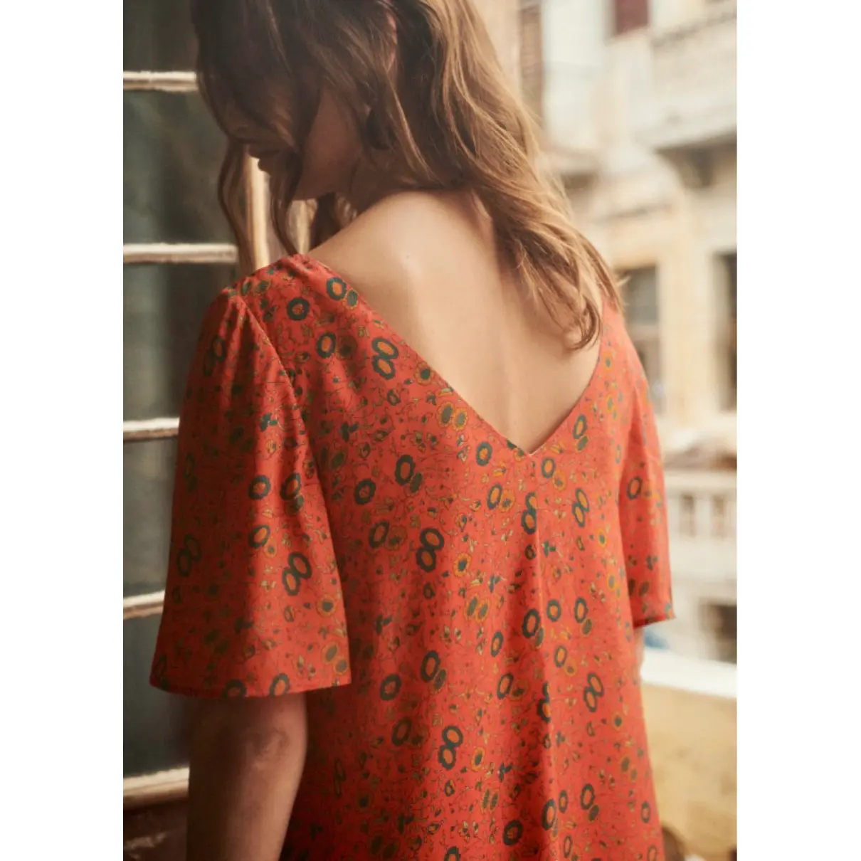 Buy Sézane Spring Summer 2020 silk mid-length dress online