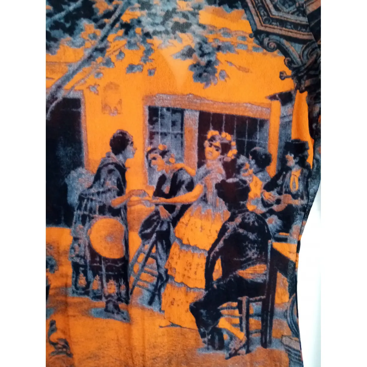 Orange Synthetic Knitwear Jean Paul Gaultier - Vintage