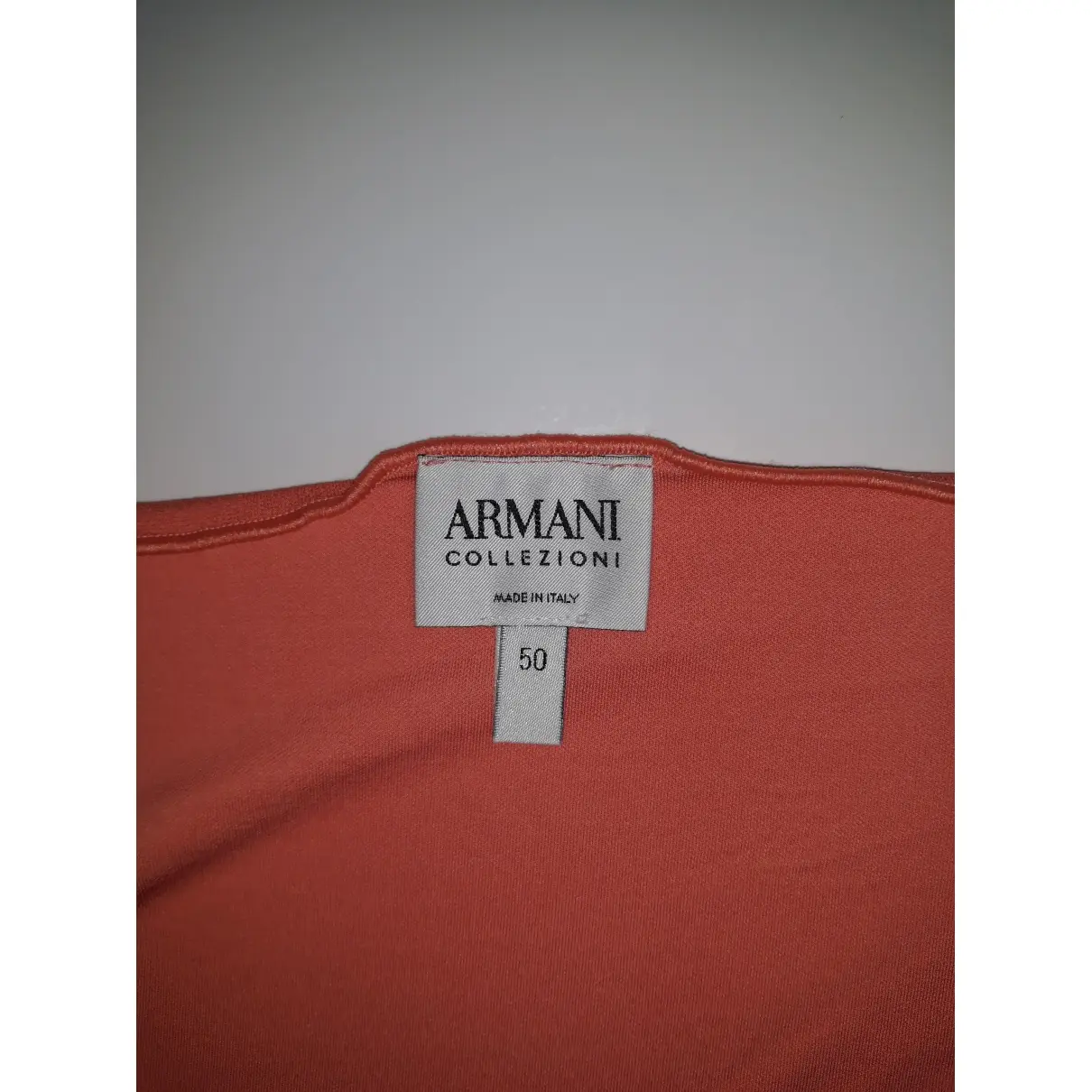 Buy Armani Collezioni Orange Viscose Top online - Vintage