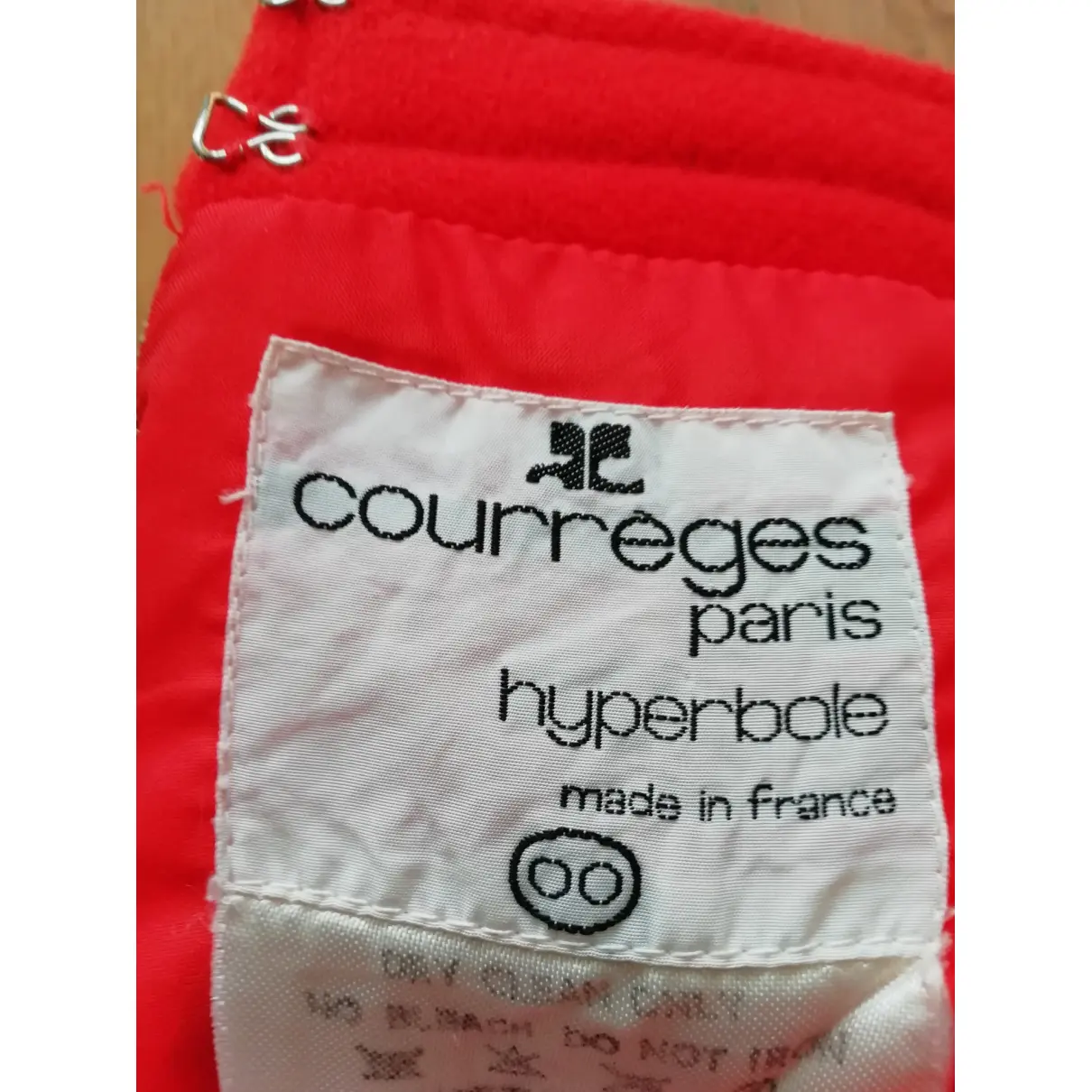 Wool mid-length skirt Courrèges - Vintage