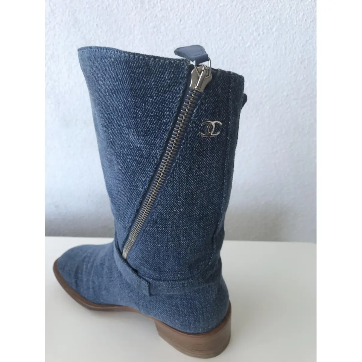 Chanel Cloth boots for sale