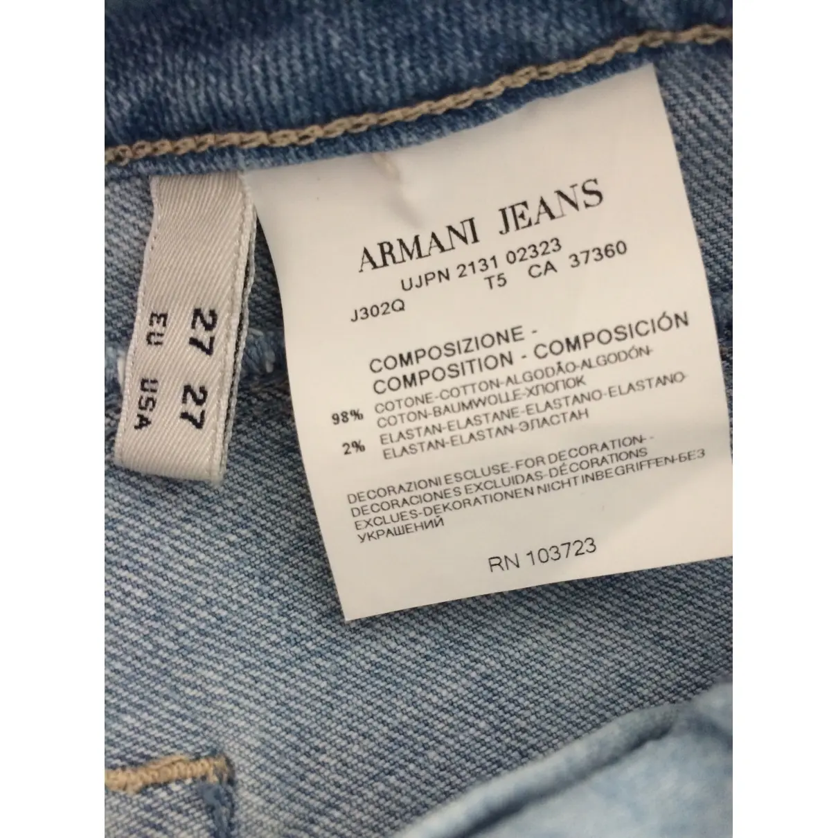 Slim jeans Armani Jeans