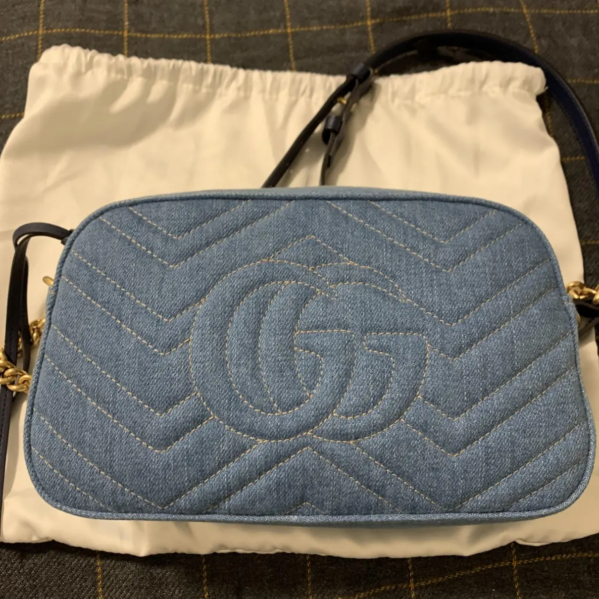 Gucci Pearly GG Marmont crossbody bag for sale