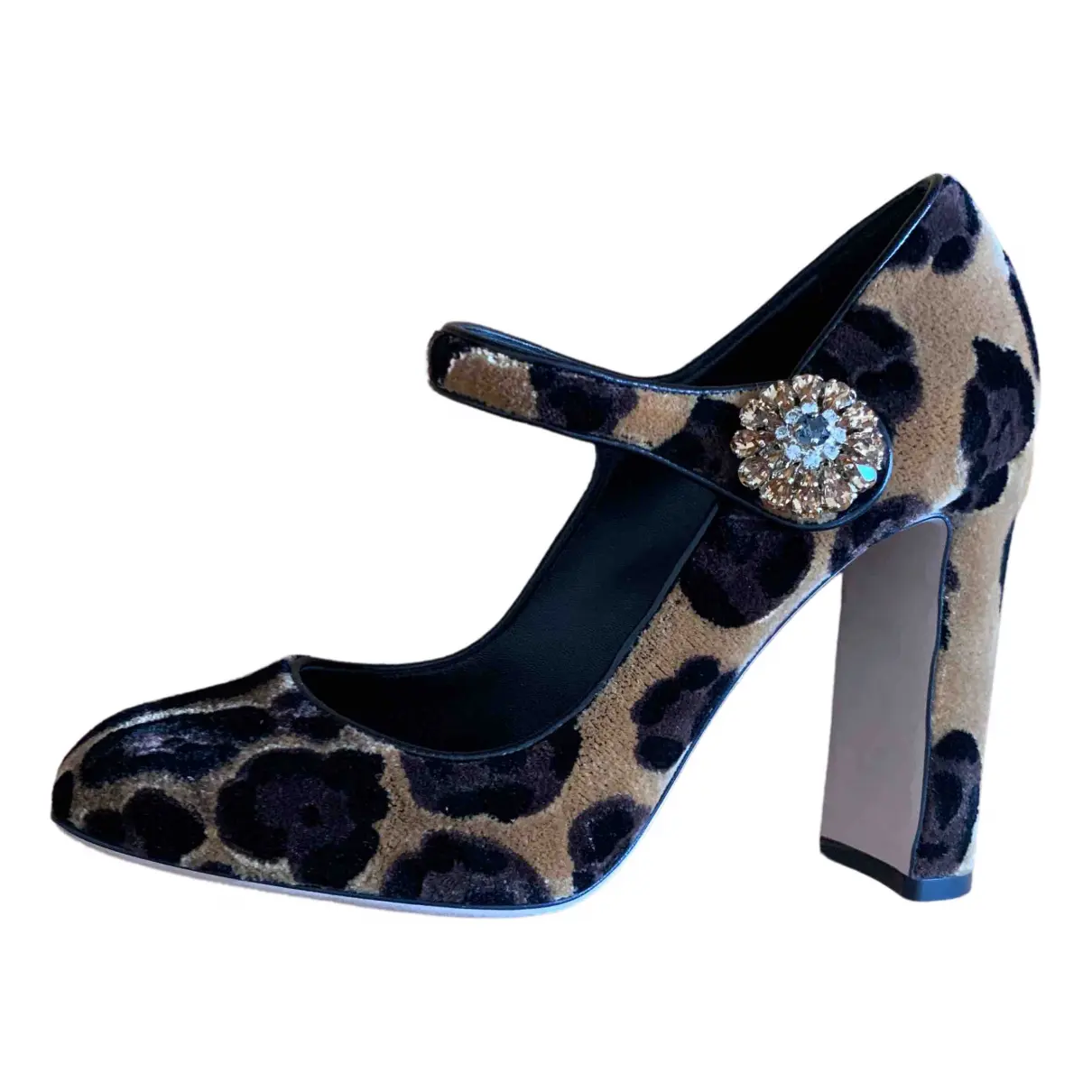 Faux fur heels Dolce & Gabbana