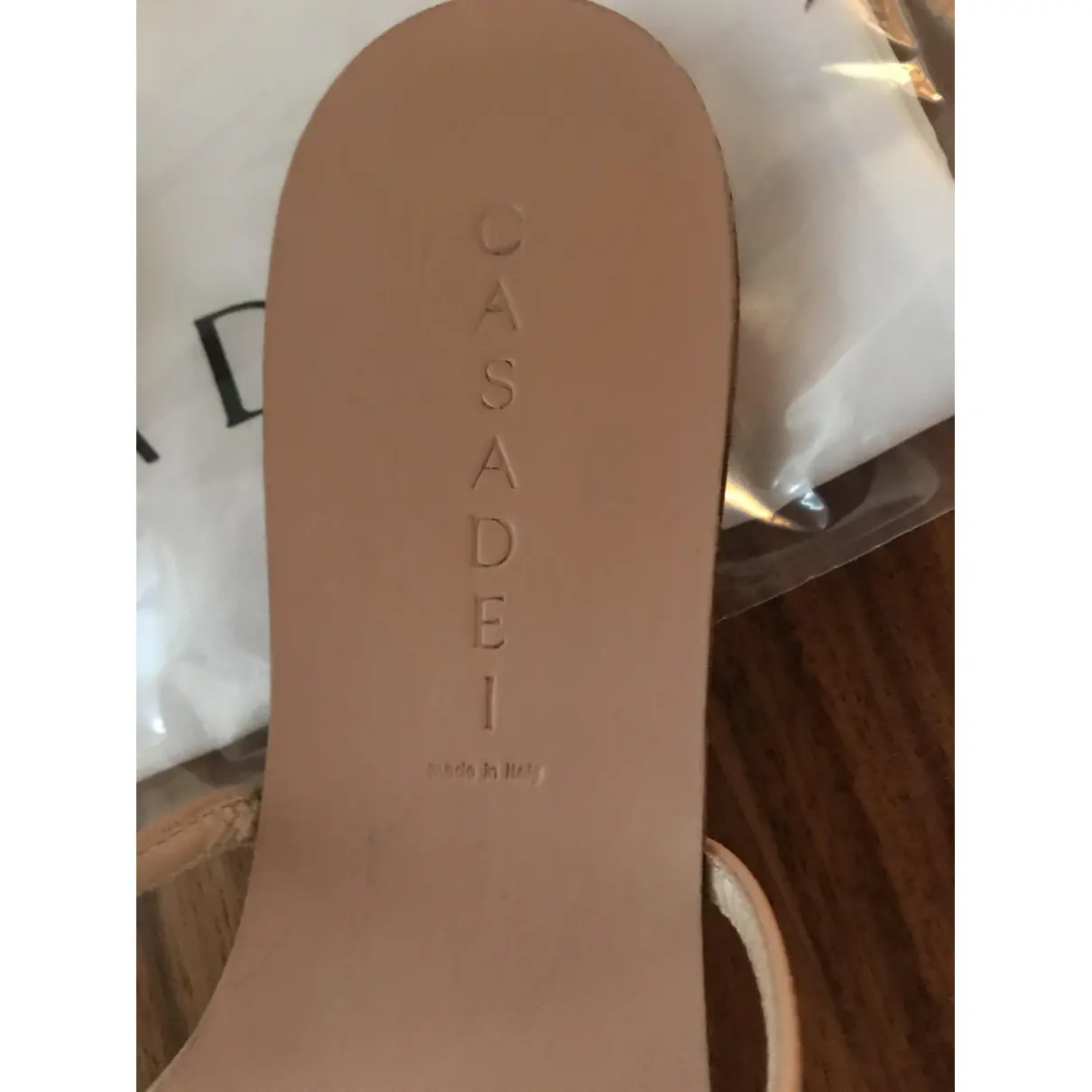 Leather sandal Casadei