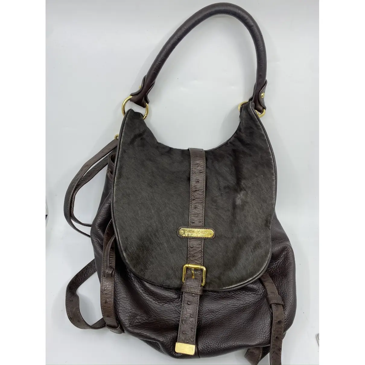 Leather backpack Cynthia Rowley