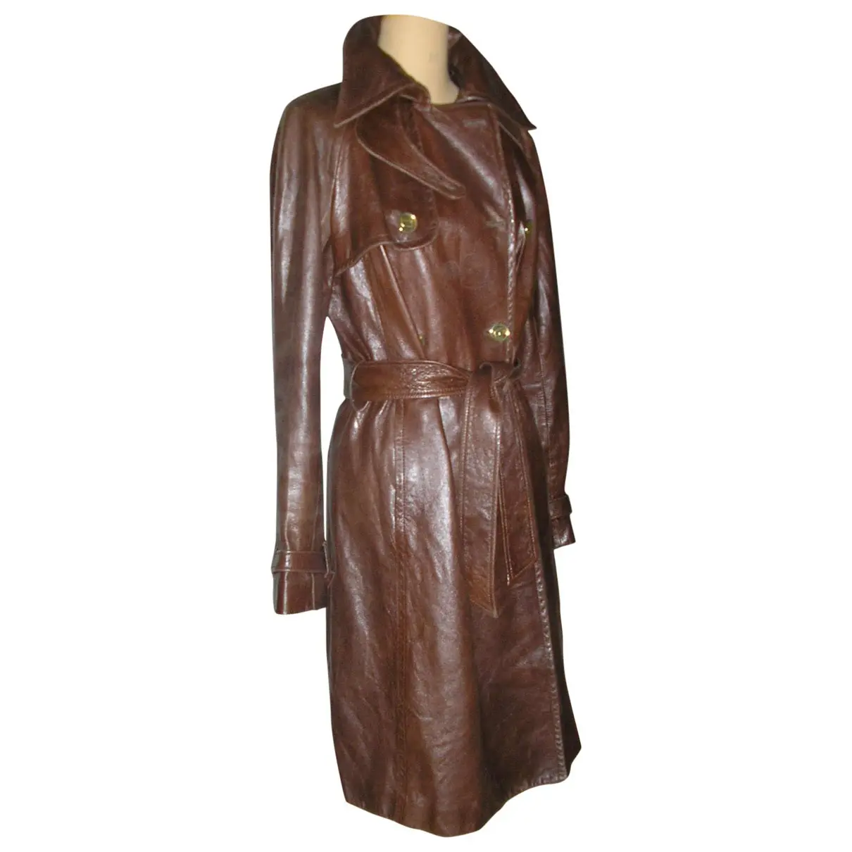 Dolce & Gabbana Leather trench coat for sale