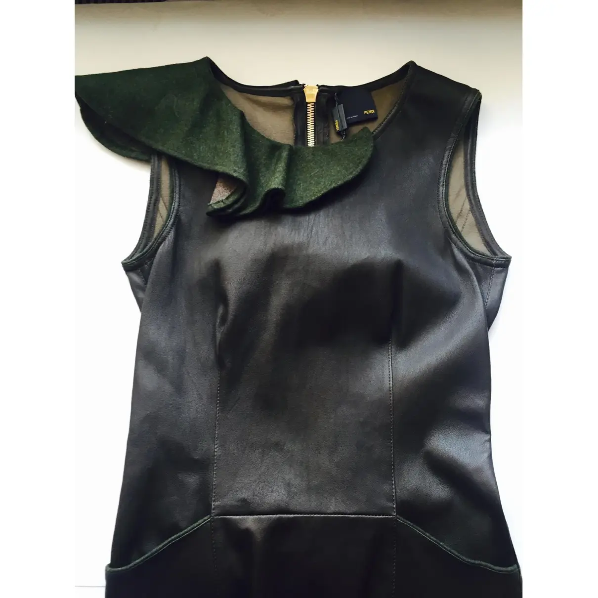 Fendi Leather dress for sale