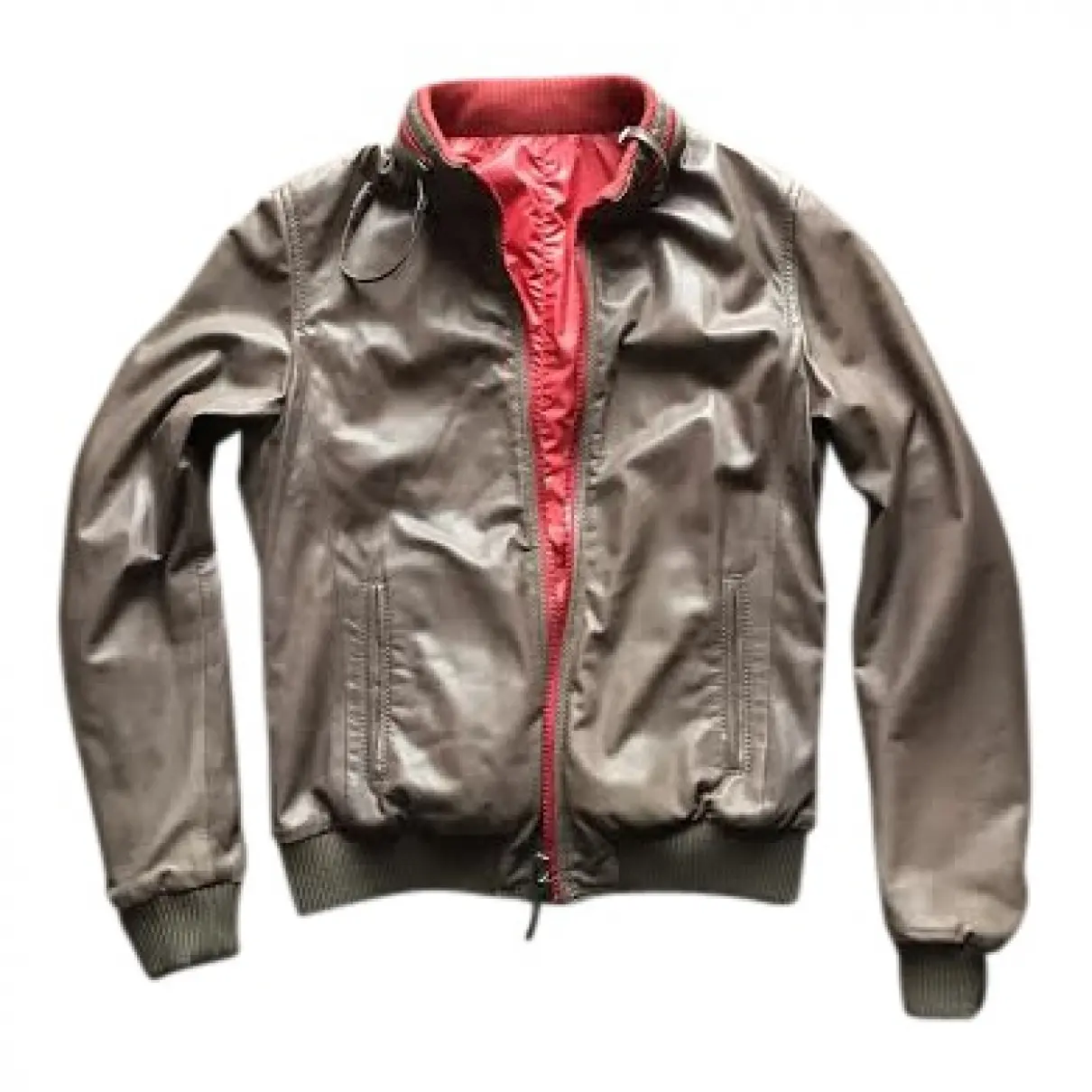 Leather biker jacket Fratelli Rossetti