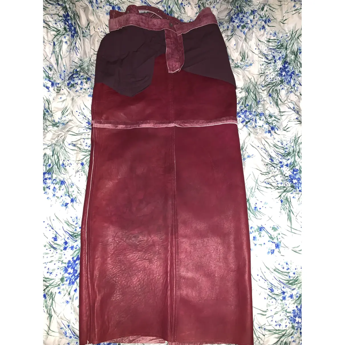 Leather skirt Jean Paul Gaultier