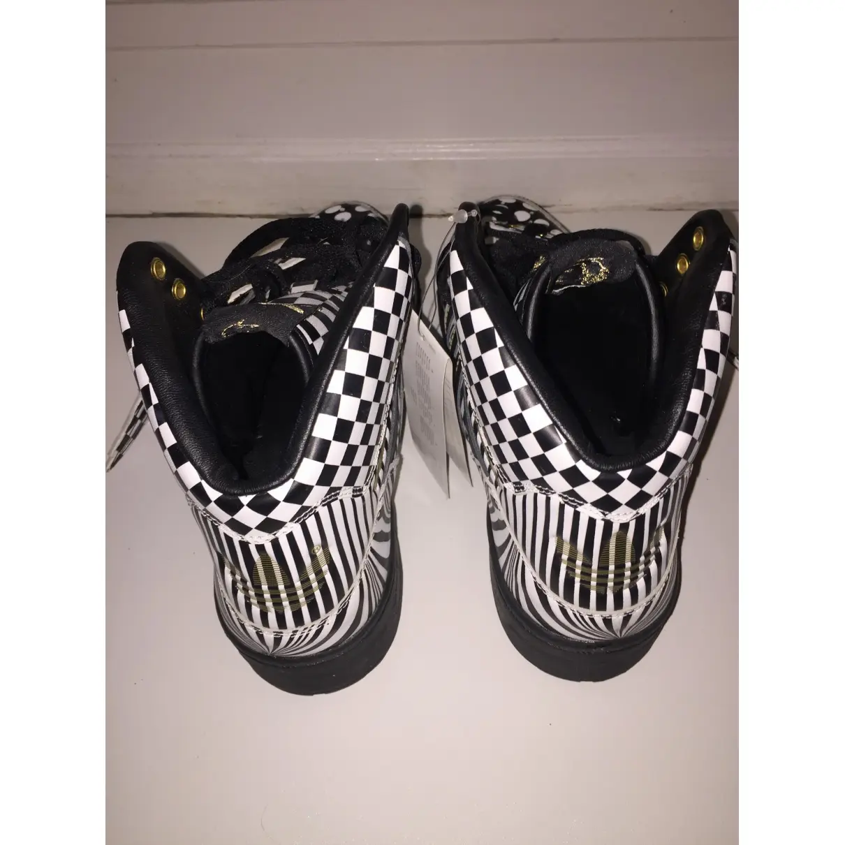 Buy Jeremy Scott Leather high trainers online