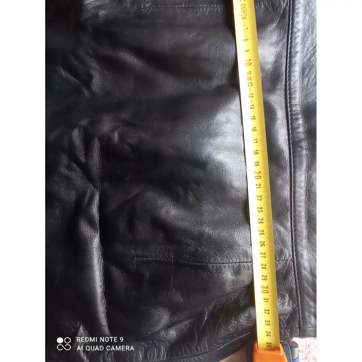 Leather mini skirt Moschino