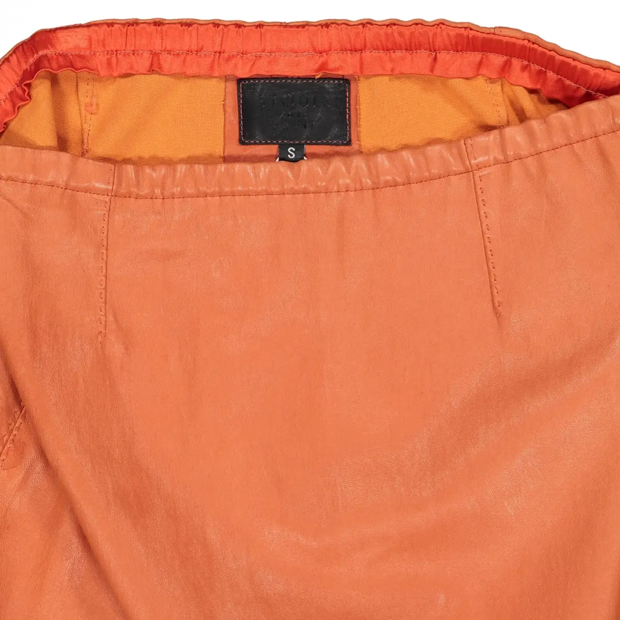 Buy Stouls Leather mini skirt online