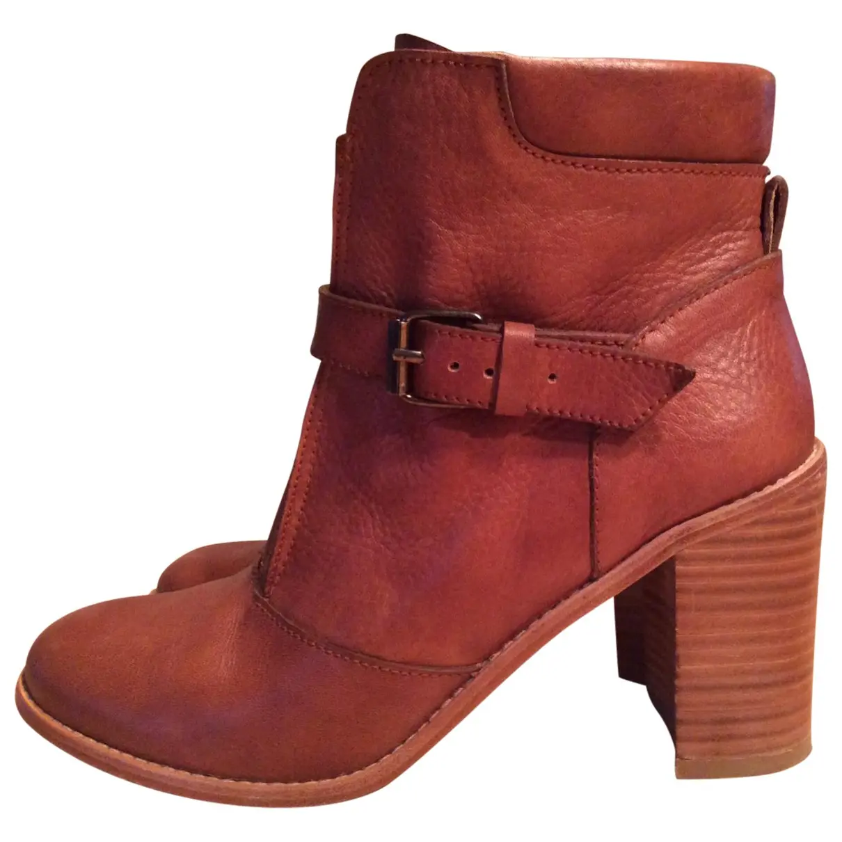 Leather ankle boots Vanessa Bruno Athe
