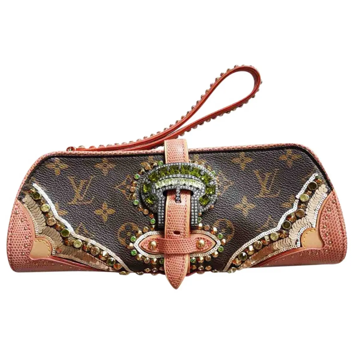 Lizard clutch bag Louis Vuitton