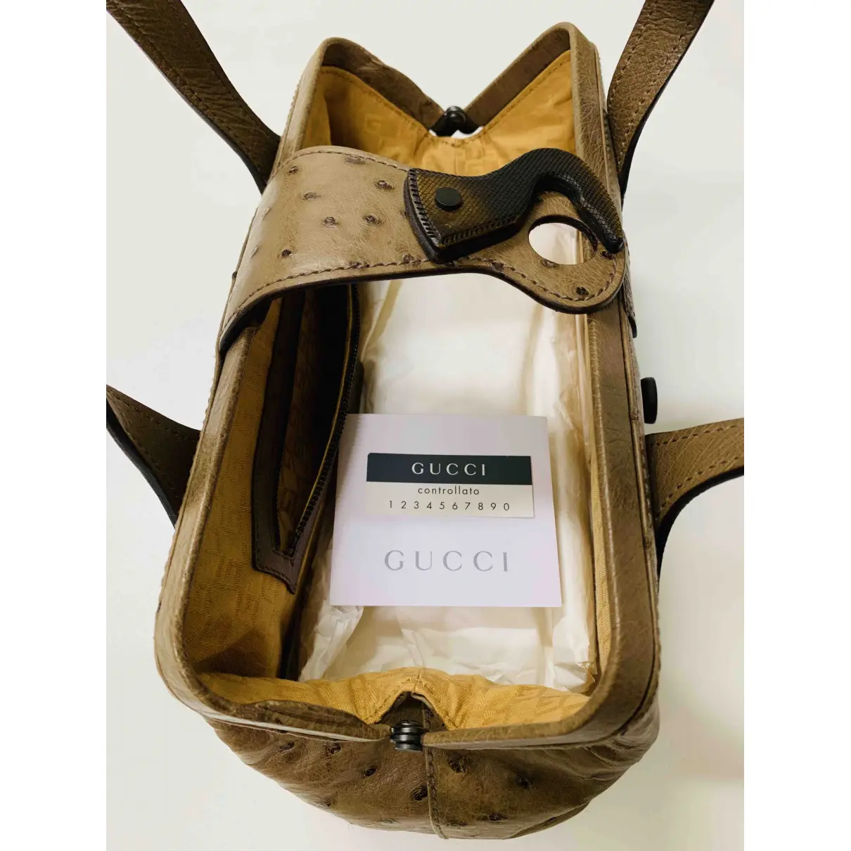 Ostrich bag Gucci - Vintage