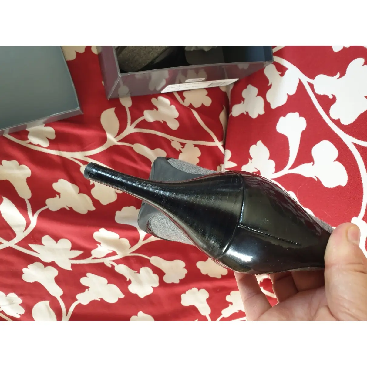 Patent leather heels Calvin Klein