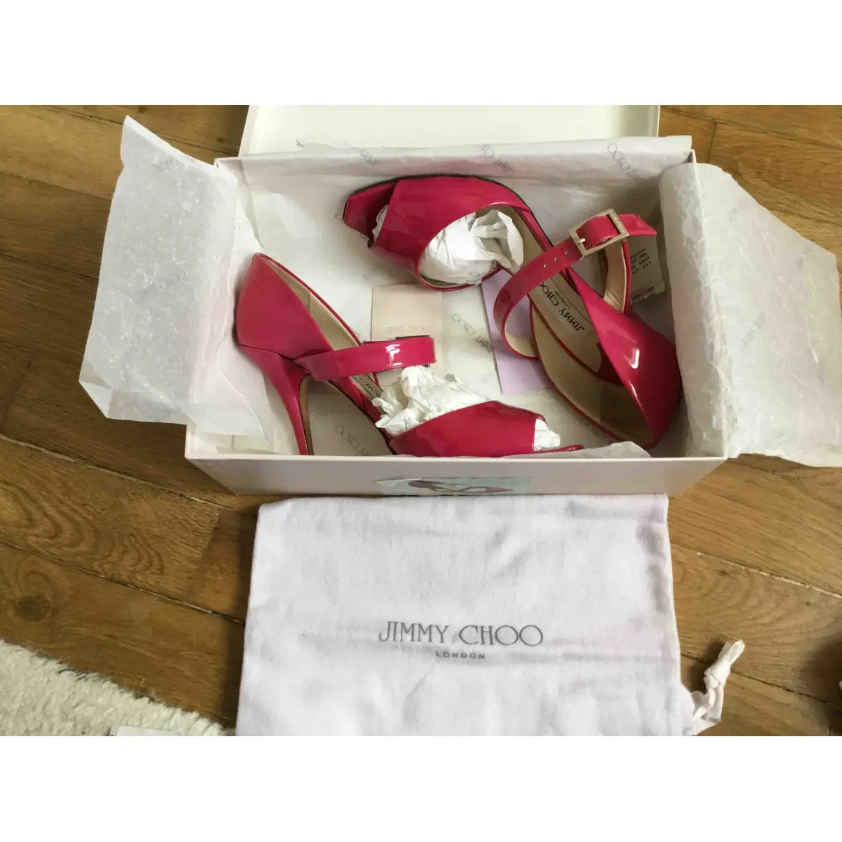 Patent leather sandals Jimmy Choo