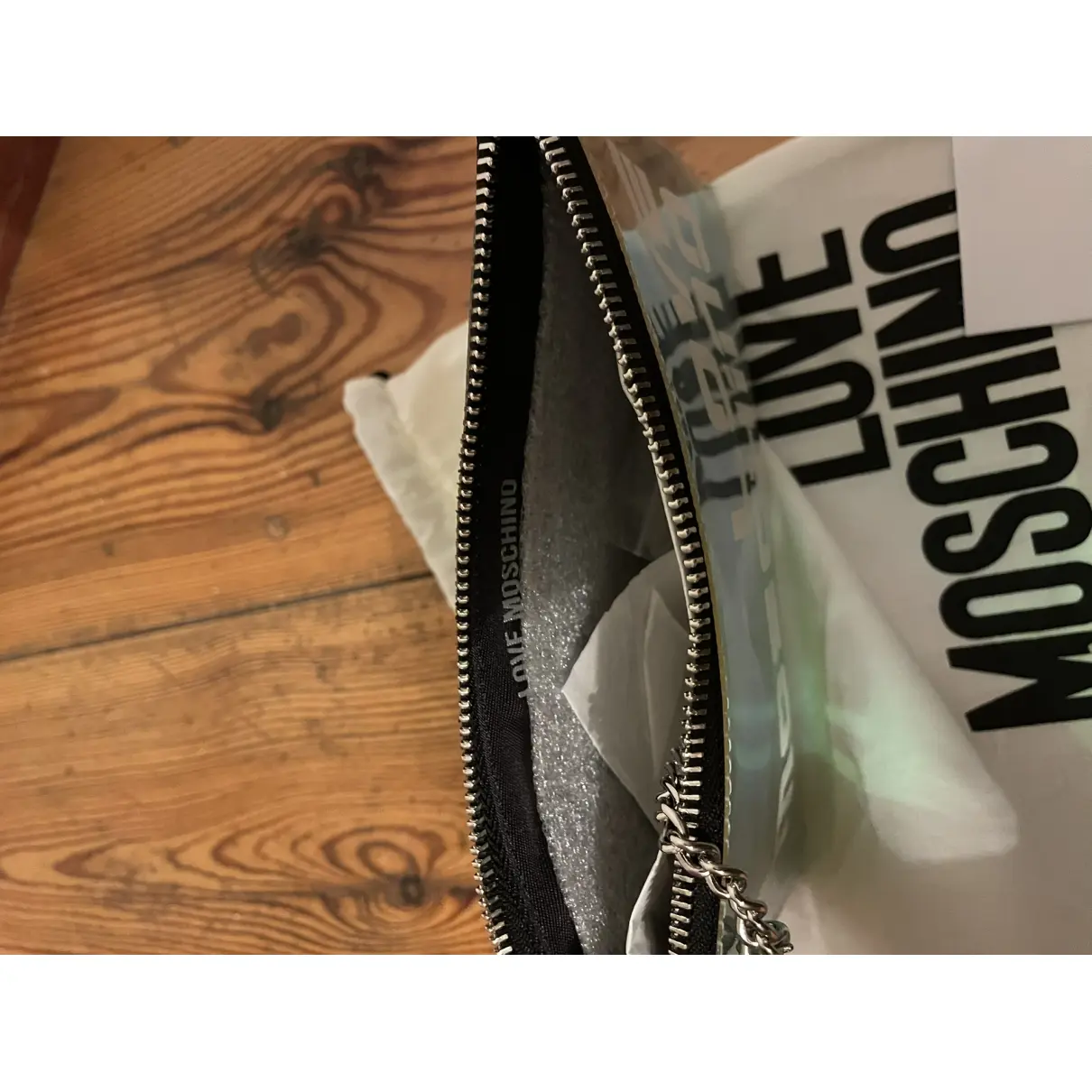 Buy Moschino Love Clutch bag online