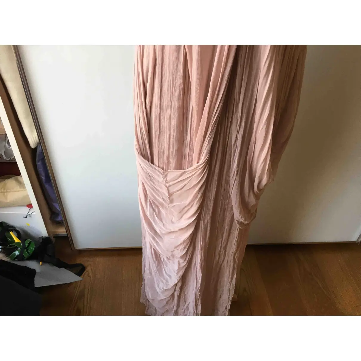 Silk maxi dress Blank