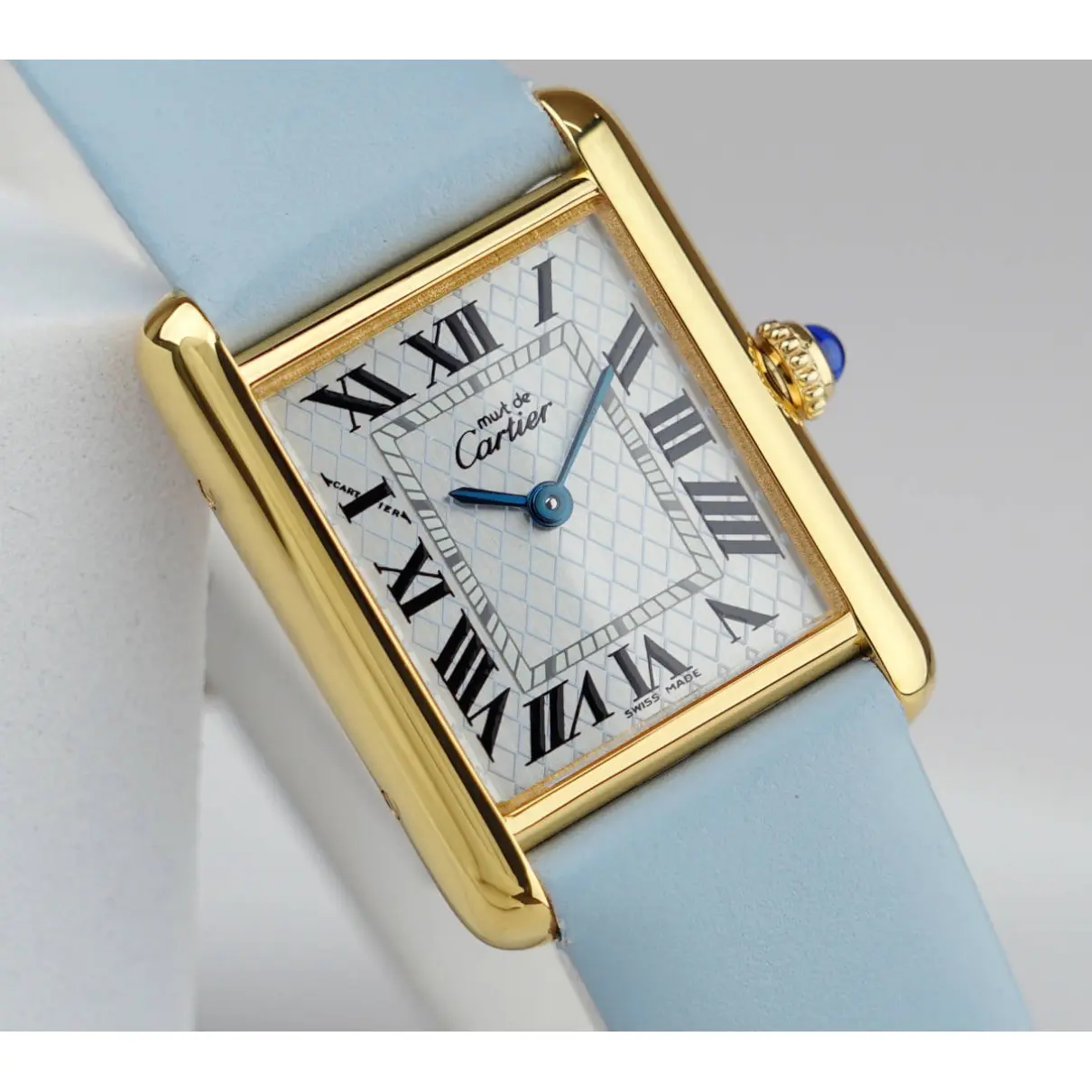 Buy Cartier Tank Must silver gilt watch online