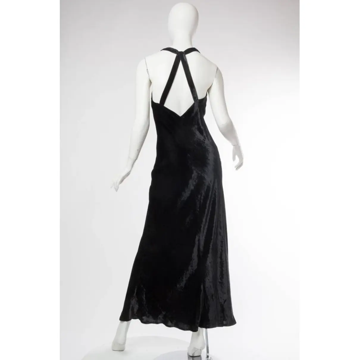 Velvet maxi dress Donna Karan - Vintage