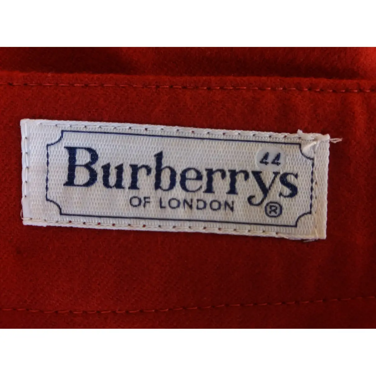 Wool skirt Burberry - Vintage