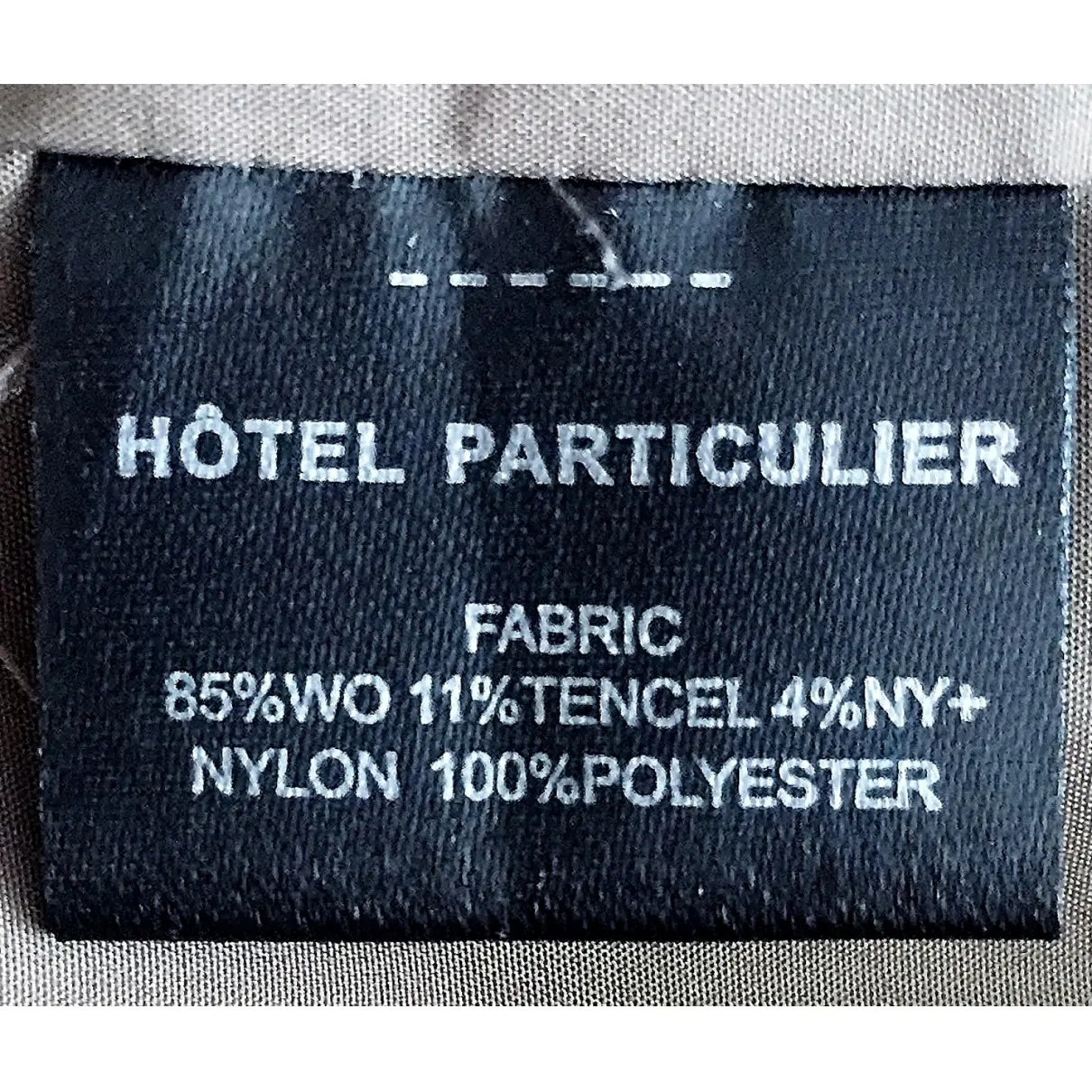 Wool coat Hôtel Particulier