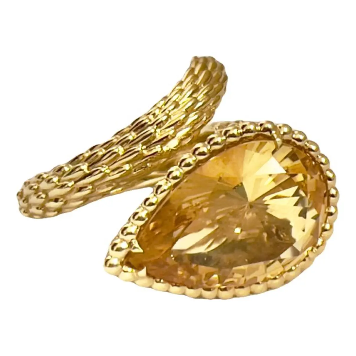 Serpent Bohème yellow gold ring