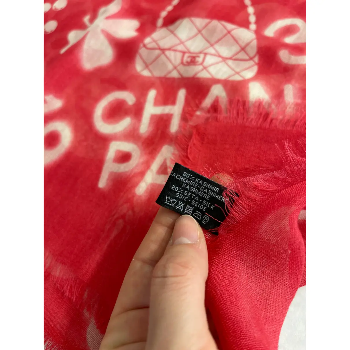 Cashmere scarf Chanel