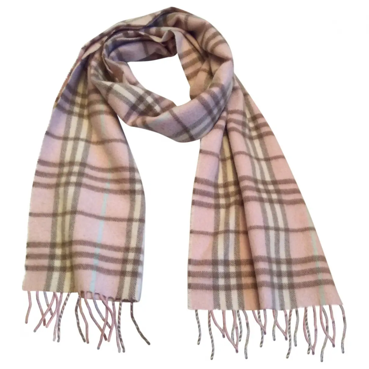 Pink Cashmere Scarf Burberry