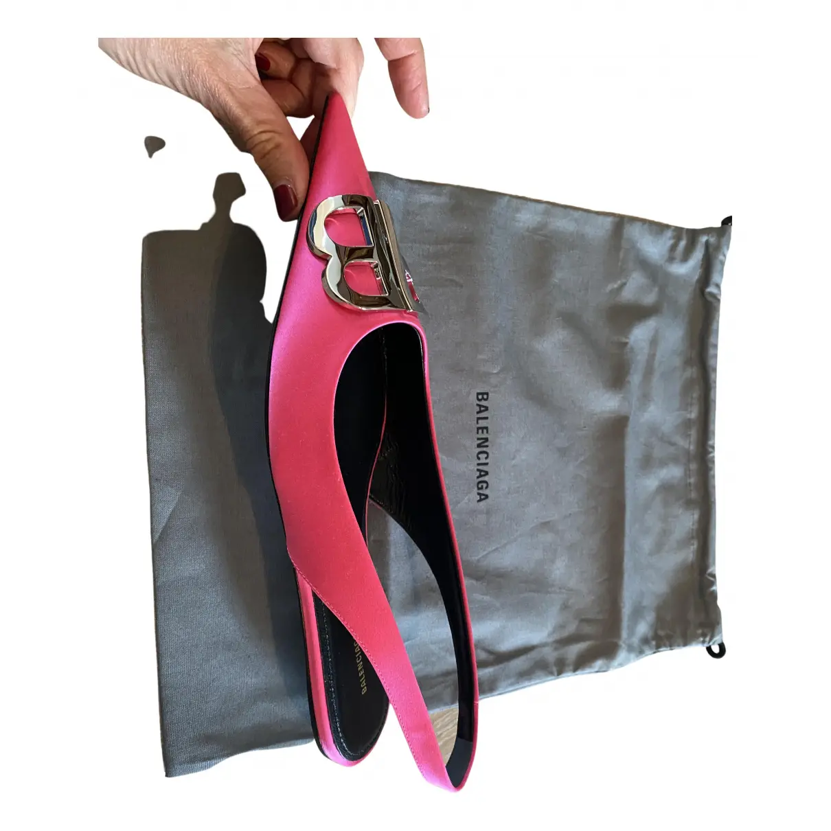 Buy Balenciaga BB cloth sandals online