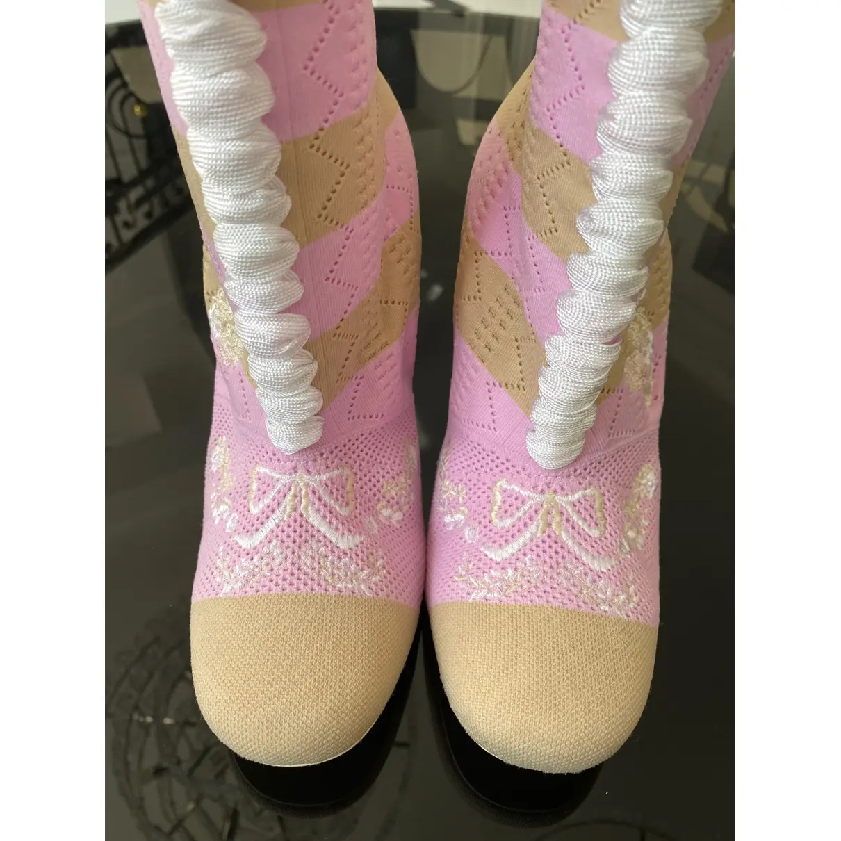 Colibri cloth ankle boots Fendi - Vintage