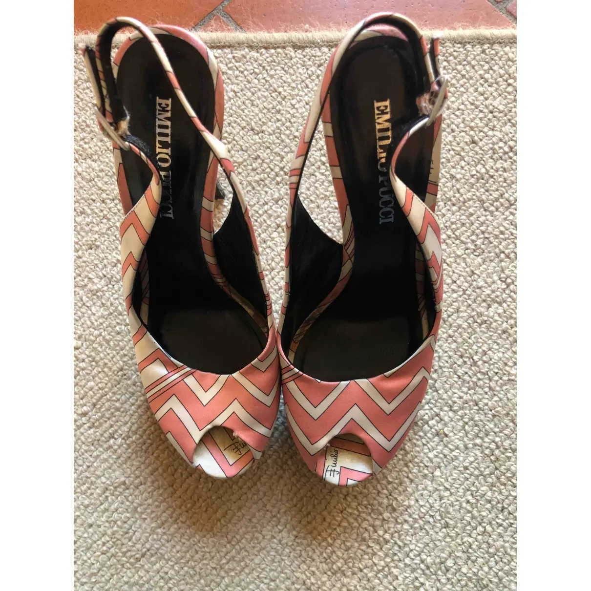 Emilio Pucci Cloth heels for sale