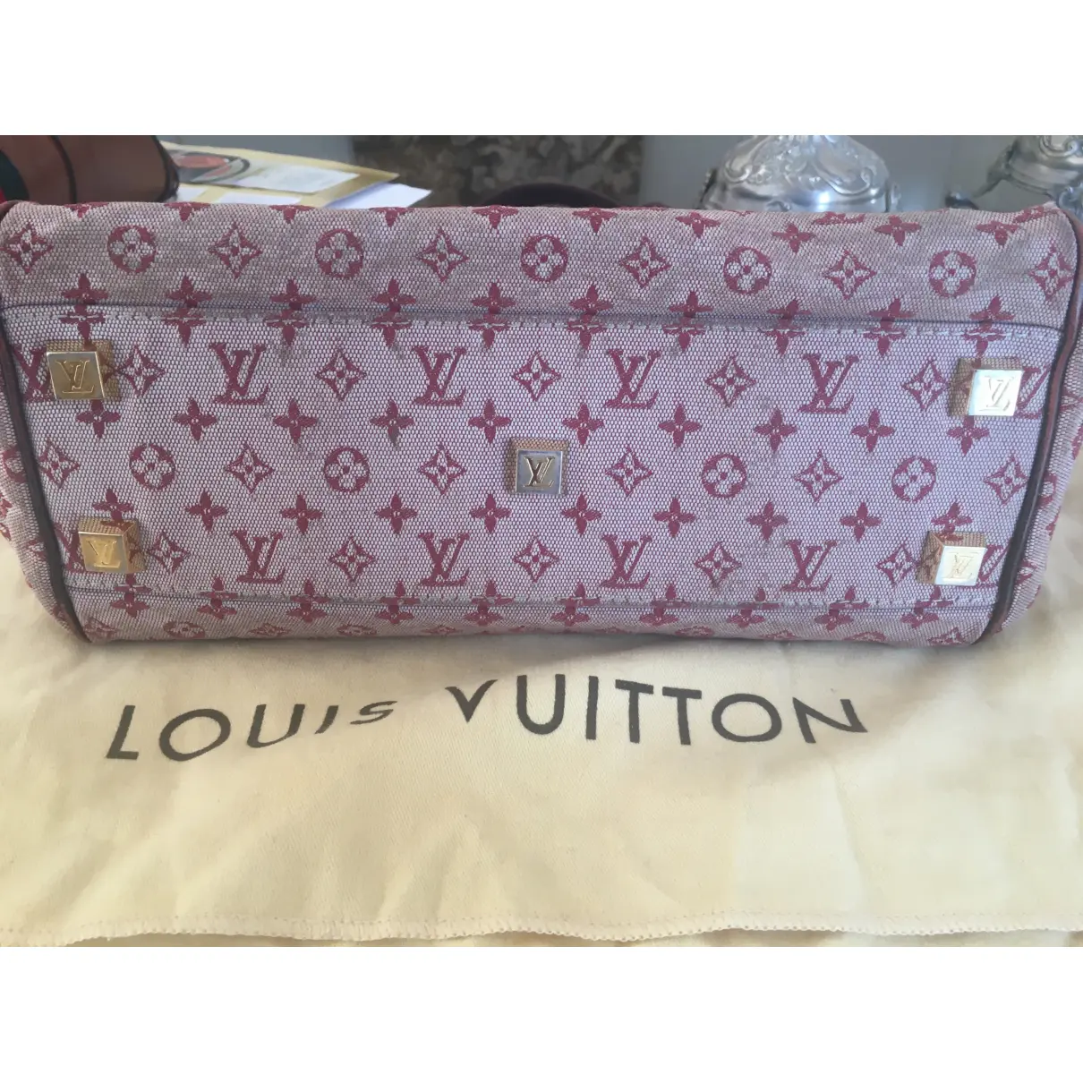 Josephine cloth handbag Louis Vuitton - Vintage