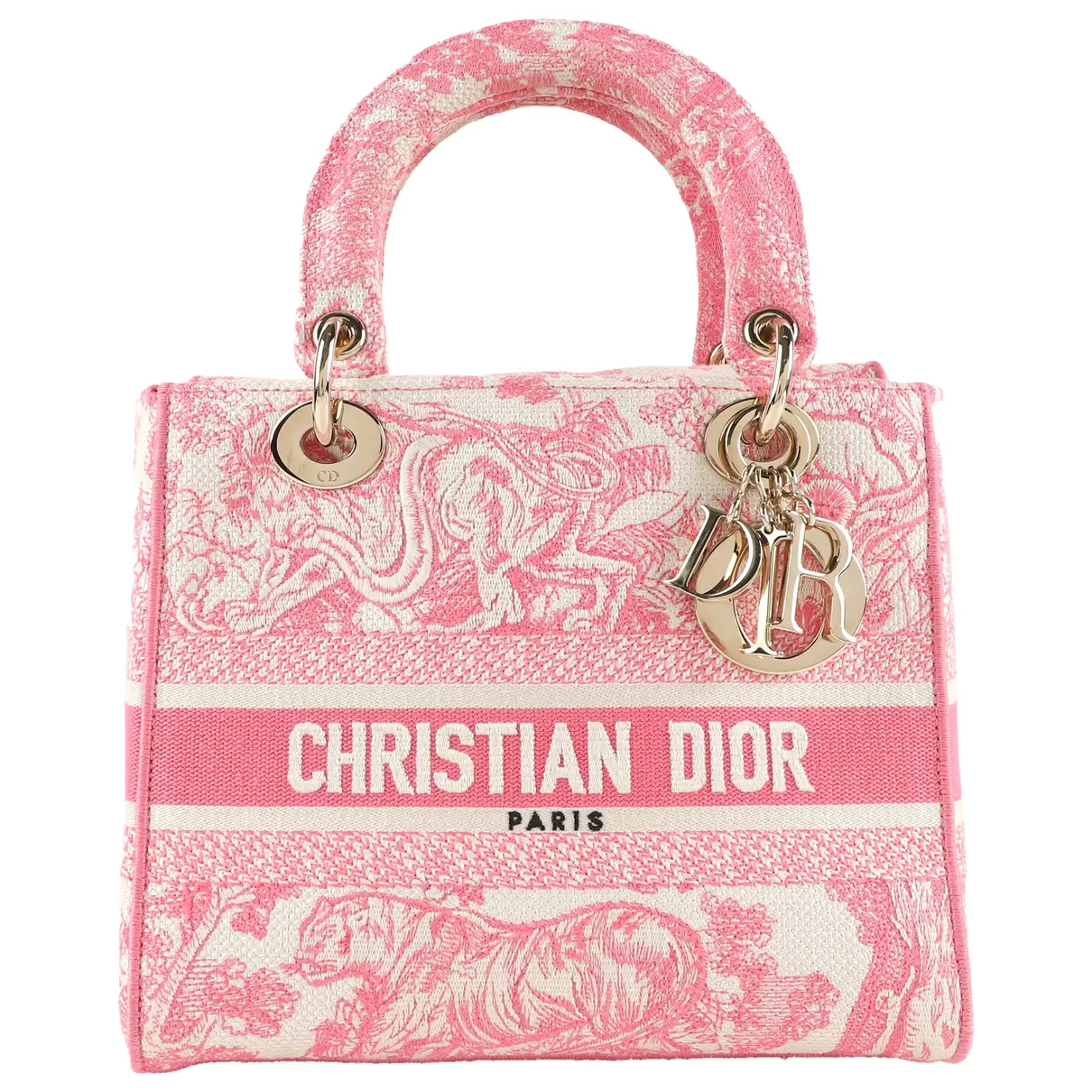 Lady Dior cloth handbag