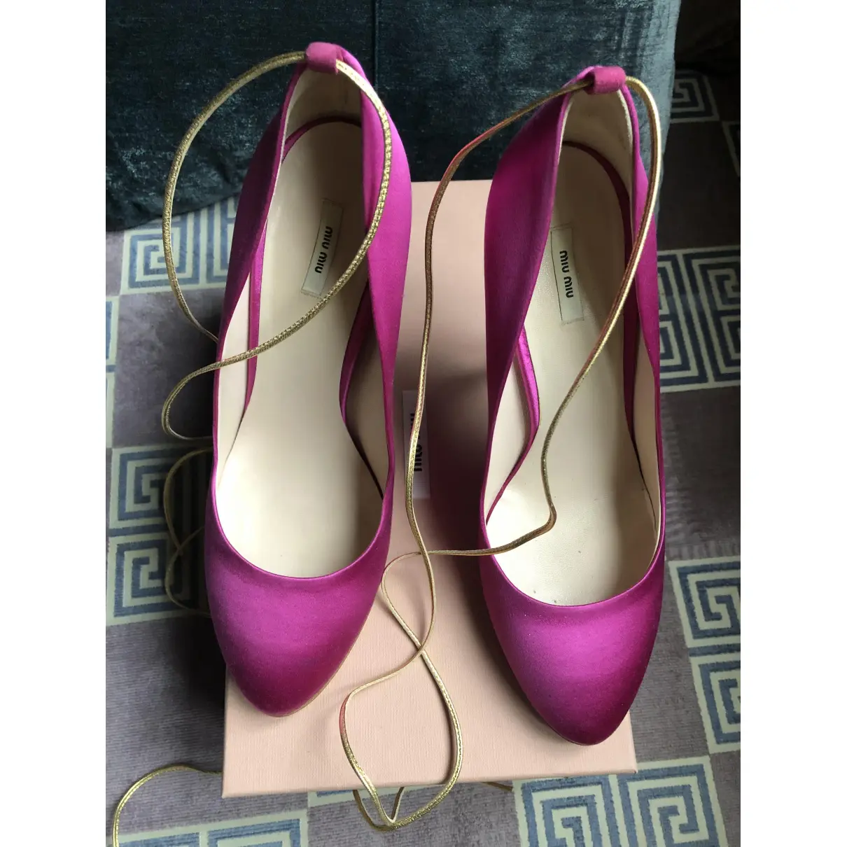 Buy Miu Miu Cloth heels online