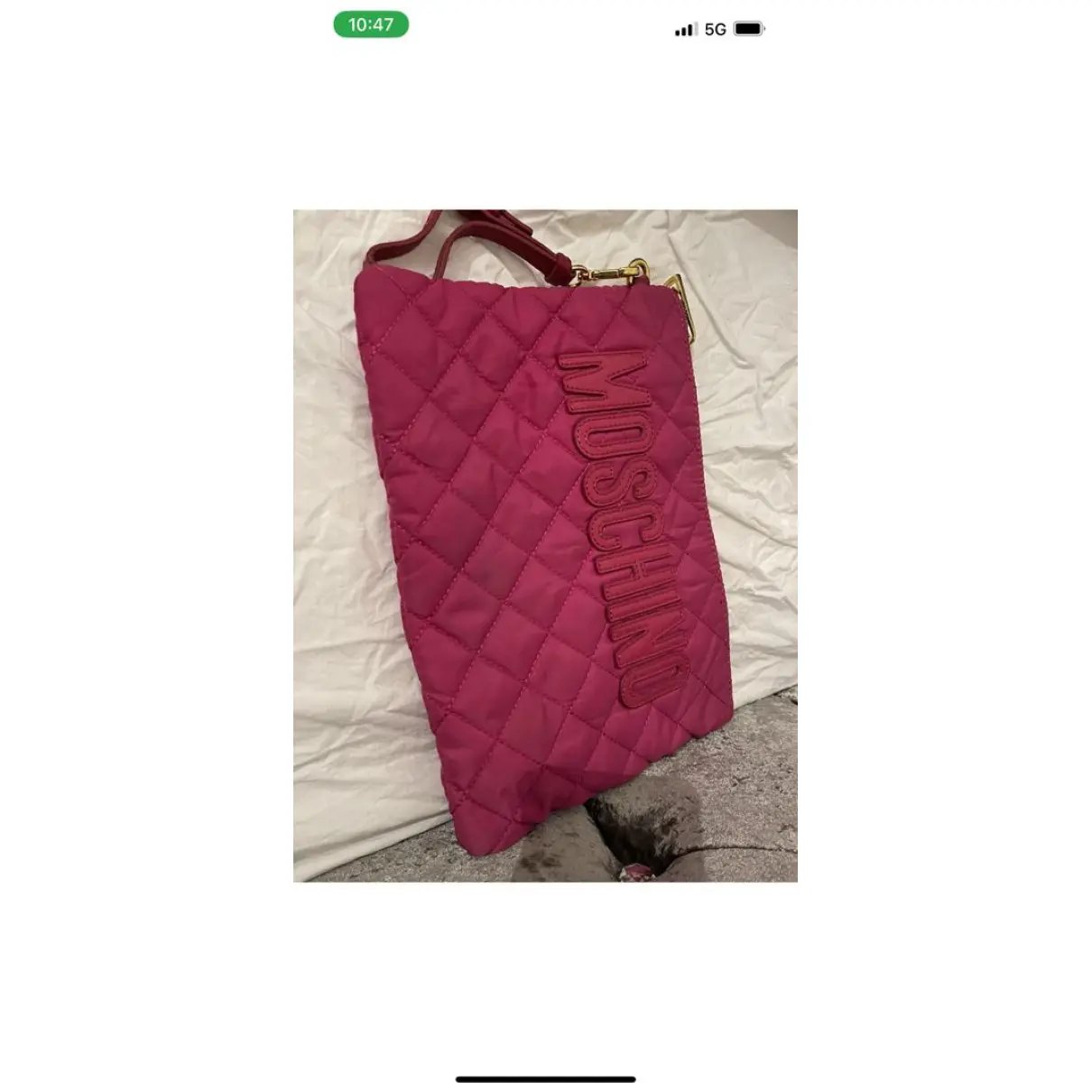 Buy Moschino Cloth clutch bag online